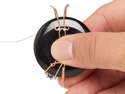 Wire-wrapped donut